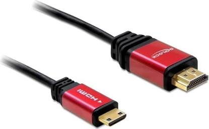 Picture of Delock Cable High Speed HDMI with Ethernet - HDMI A male > HDMI Mini-C male 4K 3 m