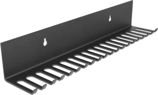 Picture of Delock Cable holder 318 x 65 mm for wall mounting black