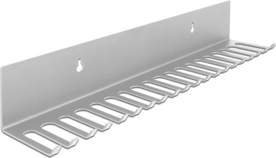 Picture of Delock Cable holder 318 x 65 mm for wall mounting grey