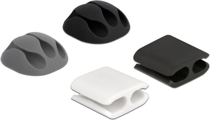 Picture of Delock Cable holder and cable clip set 4 pieces