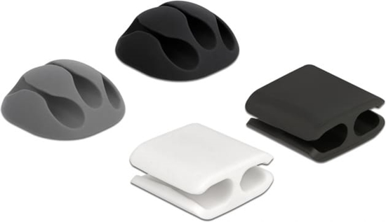 Picture of Delock Cable holder and cable clip set 4 pieces