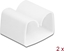 Picture of Delock Cable holder clip 2 pieces white