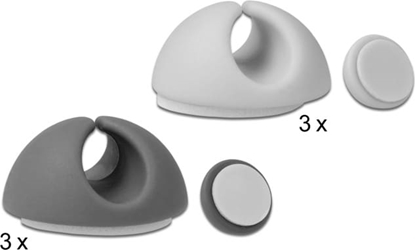 Picture of Delock Cable Holder Set 6 pieces