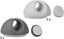 Picture of Delock Cable Holder Set 6 pieces
