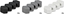 Attēls no Delock Cable Holder with 3 feed-throughs honeycomb Set 6 pieces
