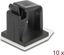 Picture of Delock Cable holder with locking clip self-adhesive black 10 pieces