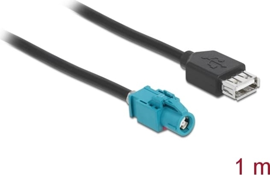 Picture of Delock Cable HSD Z female to USB 2.0 Type-A female 1 m Premium