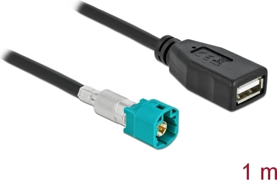 Picture of Delock Cable HSD Z male to USB 2.0 Type-A female 1 m Premium