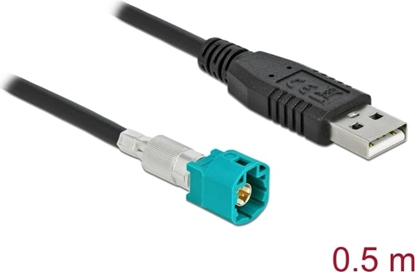 Picture of Delock Cable HSD Z male to USB 2.0 Type-A male 0.5 m