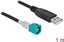 Attēls no Delock Cable HSD Z male to USB 2.0 Type-A male 1 m