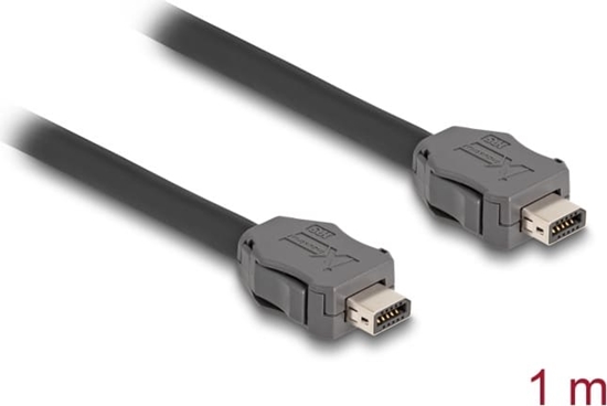 Picture of Delock Cable ix Industrial® (A-coded) plug to plug Cat.7 1 m