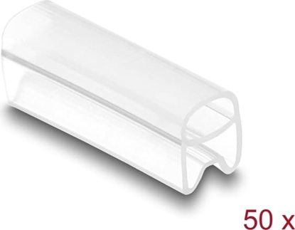 Picture of Delock Cable Marker for cable diameter 1.5 - 2.5 mm 50 pieces transparent