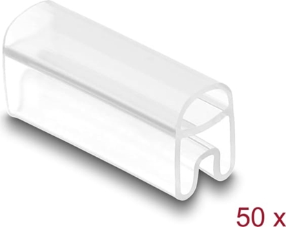 Picture of Delock Cable Marker for cable diameter 2 - 4 mm 50 pieces transparent