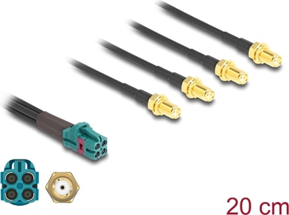Picture of Delock Cable Mini FAKRA Z jack quad to 4 x SMA jack B-Type