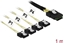 Picture of Delock Cable Mini SAS SFF-8087 > 4 x SATA 7 pin 1 m metal
