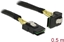 Picture of Delock Cable Mini SAS SFF-8087 > Mini SAS SFF-8087 angled 0.5 m
