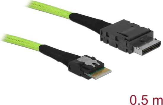 Picture of Delock Cable OCuLink PCIe SFF-8611 to Slim SAS SFF-8654 0.5 m
