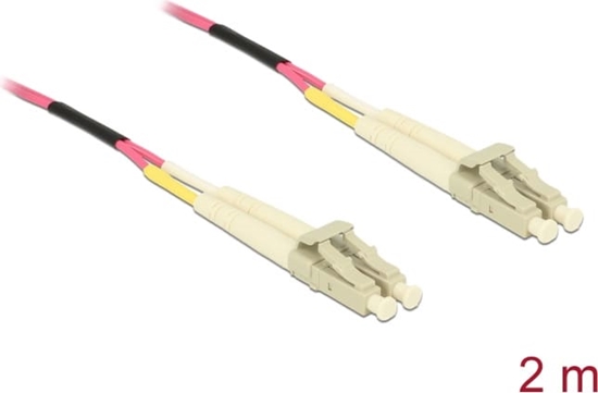 Picture of Delock Cable Optical Fibre LC > LC Multi-mode OM4 2 m