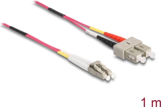 Picture of Delock Cable Optical Fibre LC > SC Multi-mode OM4 1 m