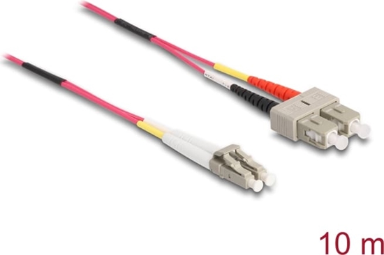 Picture of Delock Cable Optical Fibre LC > SC Multi-mode OM4 10 m