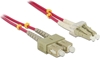 Picture of Delock Cable Optical Fibre LC > SC Multi-mode OM4 2 m