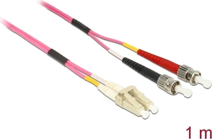 Picture of Delock Cable Optical Fibre LC > ST Multi-mode OM4 1 m
