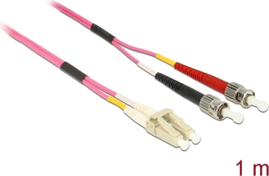 Picture of Delock Cable Optical Fibre LC > ST Multi-mode OM4 1 m
