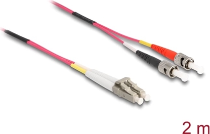 Picture of Delock Cable Optical Fibre LC > ST Multi-mode OM4 2 m
