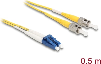 Picture of Delock Cable Optical Fibre LC > ST Singlemode OS2 0.5 m