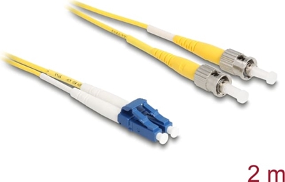 Picture of Delock Cable Optical Fibre LC > ST Singlemode OS2 2 m
