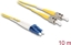 Attēls no Delock Cable Optical Fibre LC Duplex to ST Duplex Singlemode OS2 10 m