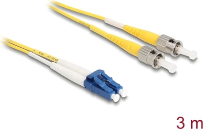 Изображение Delock Cable Optical Fibre LC Duplex to ST Duplex Singlemode OS2 3 m
