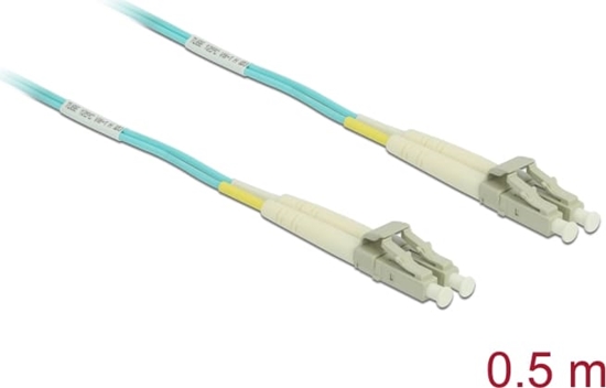 Picture of Delock Cable Optical Fibre LC to LC Multi-mode OM3 0.5 m