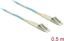 Attēls no Delock Cable Optical Fibre LC to LC Multi-mode OM3 0.5 m