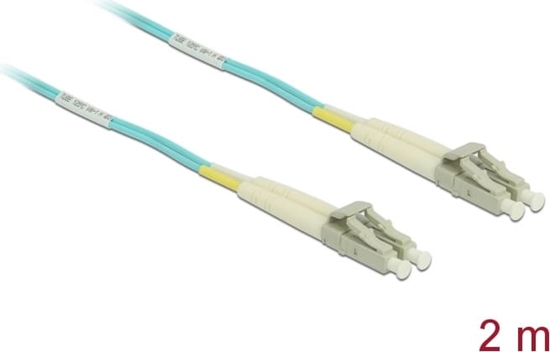 Picture of Delock Cable Optical Fibre LC to LC Multi-mode OM3 2 m