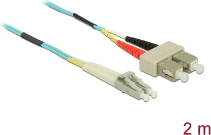 Picture of Delock Cable Optical Fibre LC to SC Multi-mode OM3 2 m