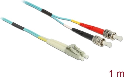 Изображение Delock Cable Optical Fibre LC to ST Multi-mode OM3 1 m