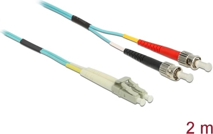 Изображение Delock Cable Optical Fibre LC to ST Multi-mode OM3 2 m