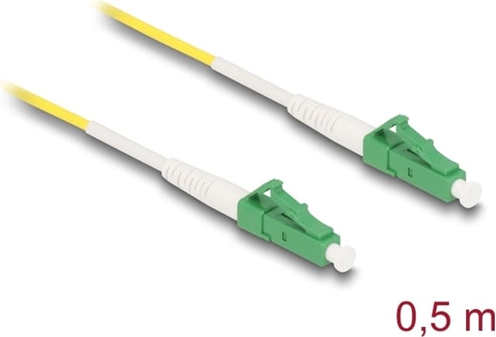 Изображение Delock Cable Optical Fibre LC-APC to LC-APC Simplex Singlemode OS2 0.5 m