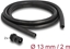 Attēls no Delock Cable protection sleeve 2 m x 13 mm with 2 x PG9 conduit fitting set black