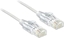Attēls no Delock Cable RJ45 Cat.6 UTP Slim 1 m