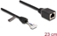 Picture of Delock Cable RJ45 jack to pin header female 2.00 mm 8 pin Cat.5e 23 cm black