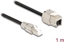 Attēls no Delock Cable RJ45 plug field assembly to Keystone Module RJ45 jack Cat.6A 1 m