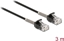 Picture of Delock Cable RJ45 plug to RJ45 plug with bend protection Cat.6A 3 m black