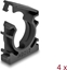 Picture of Delock Cable sleeve holder with locking clip 21.2 mm 4 pieces black