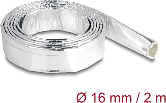 Picture of Delock Cable Sleeve made of glass fiber and aluminium 2 m x 16 mm