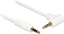 Изображение Delock Cable Stereo Jack 3.5 mm 4 pin male > male angled 0.5 m white