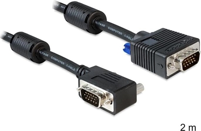 Изображение Delock Cable SVGA 2 m male-male angled