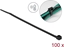 Picture of Delock Cable tie cold resistant L 200 x W 3.6 mm black 100 pieces