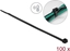 Attēls no Delock Cable tie cold resistant L 300 x W 4.8 mm black 100 pieces